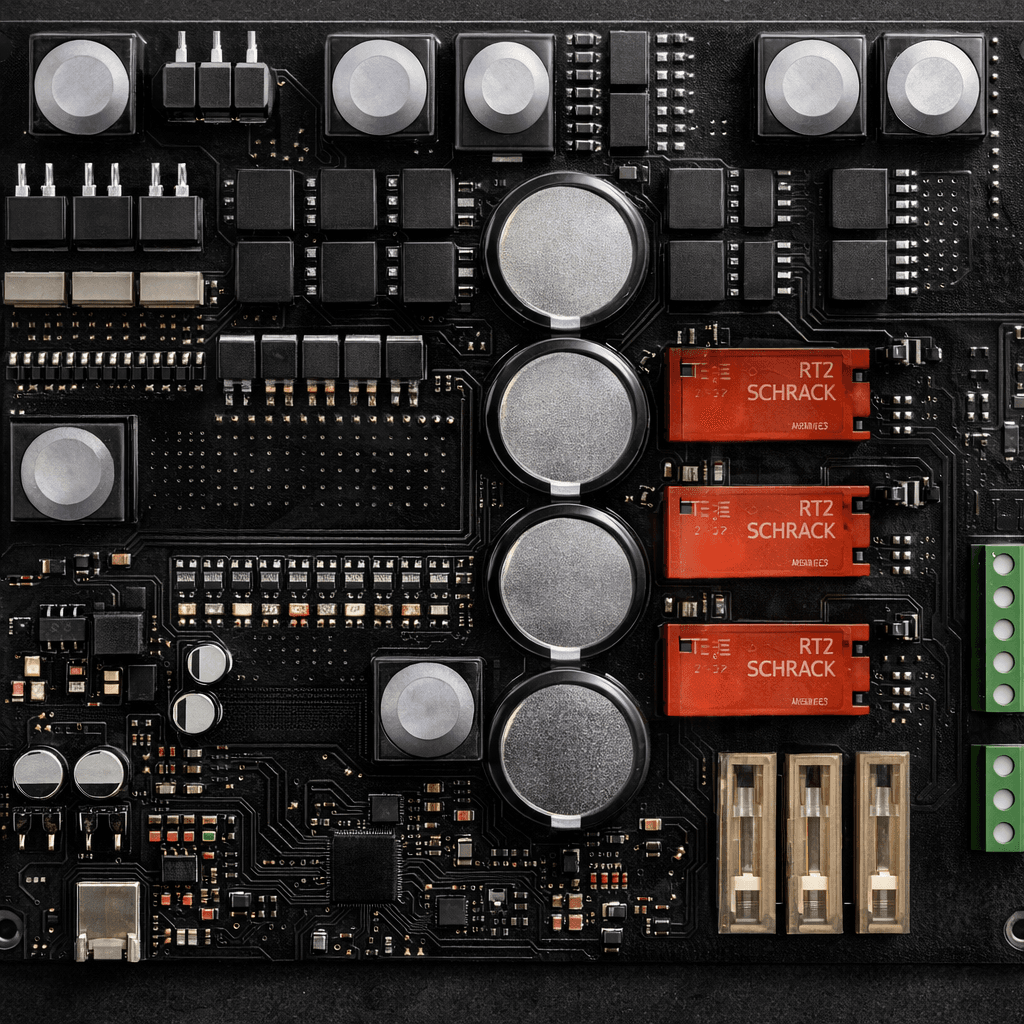 Automotive power PCB render